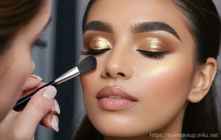 메이크업 자격증 실기 준비 방법 - **Prompt:** A detailed close-up of a diverse female makeup artist, elegantly dressed in a modest, pr... 메이크업 자격증 실기 준비 방법 - **Prompt:** A detailed close-up of a diverse female makeup artist, elegantly dressed in a modest, pr...