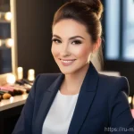 메이크업아티스트 이직 준비 과정 - **Prompt: The Versatile Beauty Professional's Studio**
A highly skilled female beauty expert, ap...